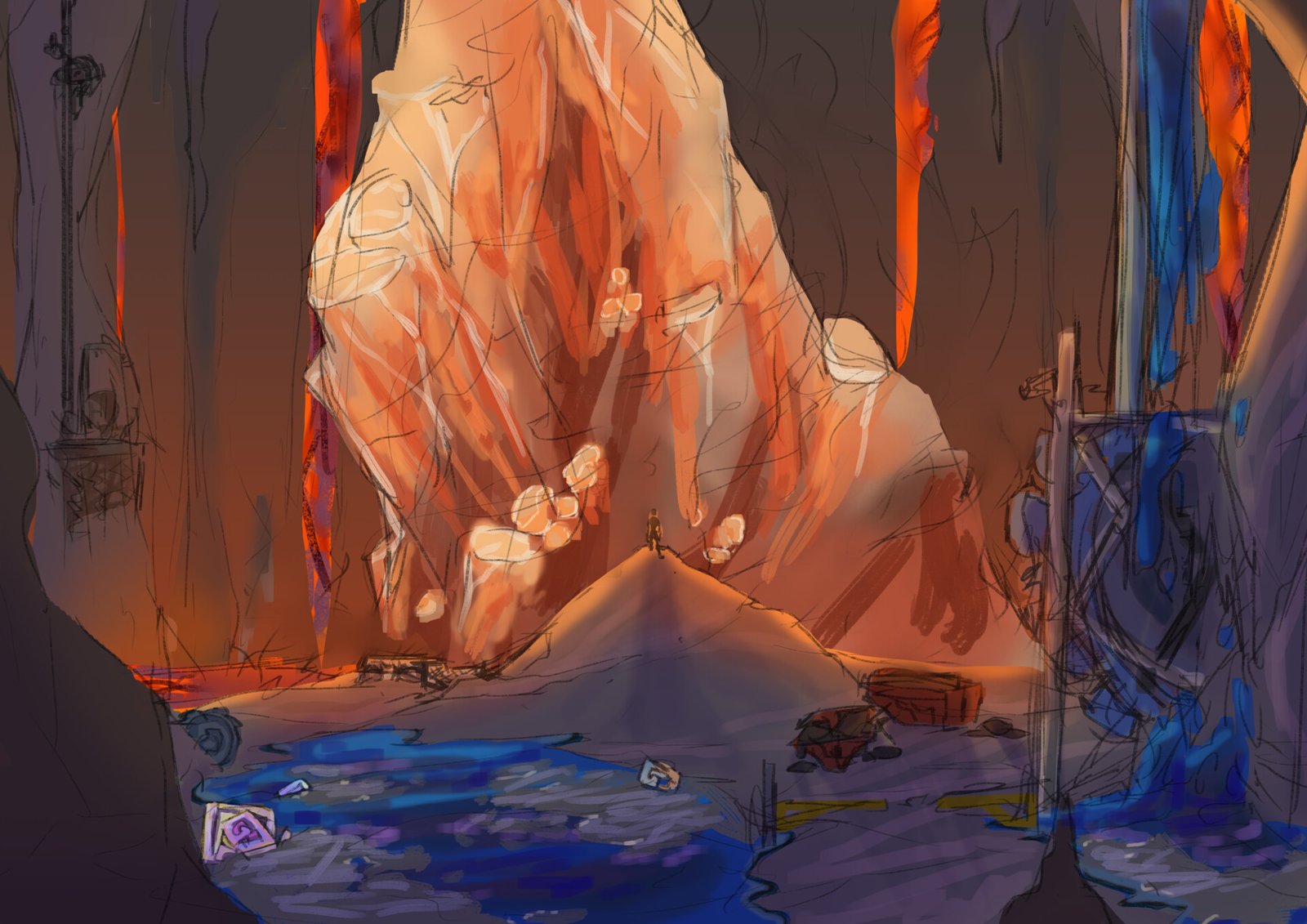 A variation without the fire.